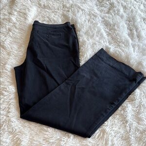 LILA RYAN Navy Wide Leg Dress Pants